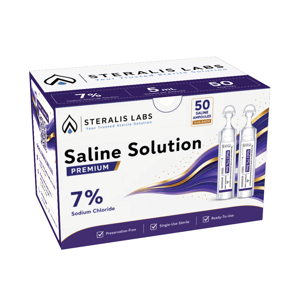 Steralis™ Hypertonic 7% Sodium Chloride box